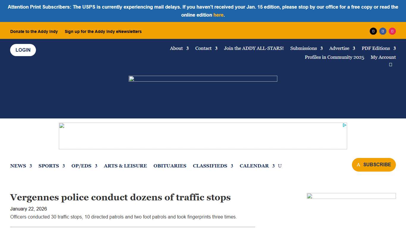 Crime Addison Independent